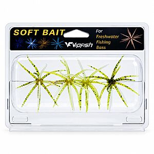 Vipfish Fishing Lure 4PCS 2.75in Urchin Baits for Bass - $4.75 after coupon