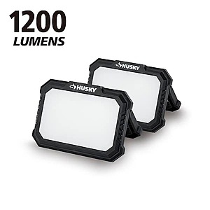 2-Pack Husky 1200-Lumen Rechargeable LED Magnetic Utility Light $19.88 + Free Shipping