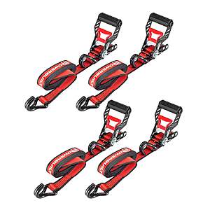Powerbuilt Ratchet Tie Down Set – 1.5 in. x 16 ft. 4-piece $19.99 free Shipping Costco.com