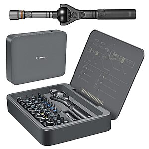40-in-1 Saker Magnetic Ratchet Screwdriver Set w/ 180° Ball-Joint Handle & S2 Bits $26.78 + Free Shipping w/ Prime or on $35+