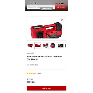 Milwuakee M18 Inflator (Link in Description)