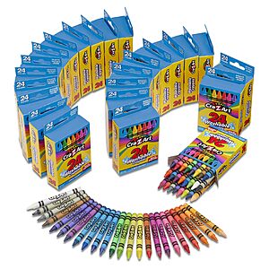$17.94: Cra-Z-Art Washable Crayons, 24 Packs of 24 Count