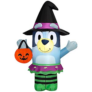3.5' Bluey Lighted Witch Halloween Inflatable $17.49 + Free Store Pickup at Lowe's or Free Shipping on $35+