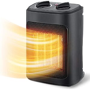 Space Heater, 1500W Electric Heaters with Thermostat, $17 + Free Shipping w/ Prime or over $35+