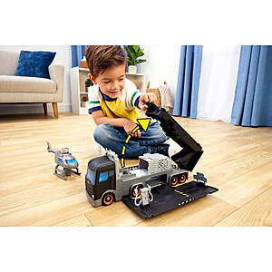 $29.88 get $5 Walmart Cash Matchbox The Movie Transforming Mobile Command, Large-Scale Vehicle With Helicopter & 2 Toy Cars