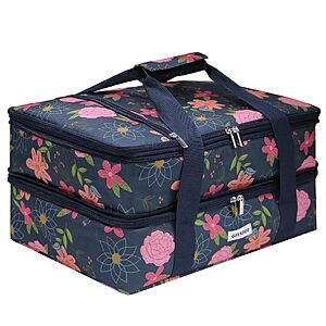 Amazon – JLDTOP Double-Decker Insulated Casserole Carrier - $23.09 w/ Code