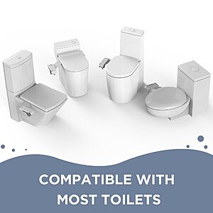 HOPOPRO Dual Nozzle Bidet Attachment (White) $29.99 + Free Shipping w/ Prime or orders $35+