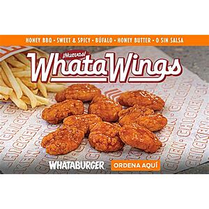 Whataburger: BOGO WhataWings Deal (9 piece) for Halloween 10/31 only, Account Required, Online or In-Store w/App $8.99