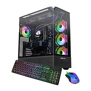 iBUYPOWER Element Pro Gaming PC Desktop, AMD Ryzen 7 7800X3D, NVIDIA GeForce RTX 5070 12GB, 32GB DDR5 RGB RAM, 1TB NVMe SSD, EPBA7N5701 $1899.00