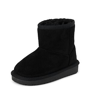 The Children's Place,Baby Girls and Toddler Classic Ankle Boots, Faux Fur Lined,Toddler,10 $19.98