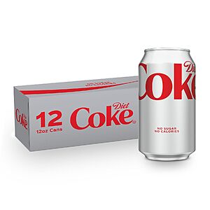 12-Pack 12-Oz Diet Coke Soda Cans 3 for $14.84 ($4.95 each) w/ S&S + Free Shipping w/ Prime or on $35+