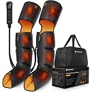 QUINEAR 3-in-1 Leg Compression Massager with Heat with 4-ZONE Chambers $70 AC + Free Shipping