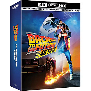 Back to the Future: 40th Anniversary Trilogy (4K UHD + Blu-ray + Digital) Back to the Future: 40th Anniversary Trilogy (4K UHD + Blu-ray + Digital) $29.99