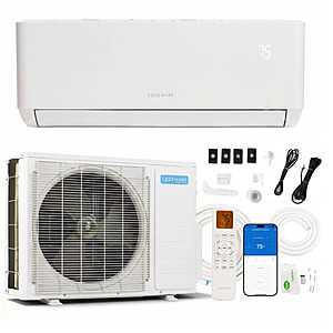 COZEWARE MultiCoze Series 12,000 BTU 24 SEER2 110V Mini Split Air Conditioner & Heater $592 + Free Shipping