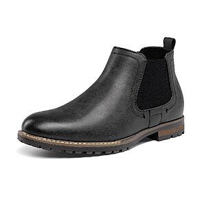 Bruno Marc Men's Slip-On Chelsea Ankle Boot (Black or Brown) $30.74 + Free Shipping w/ Prime or on $35+