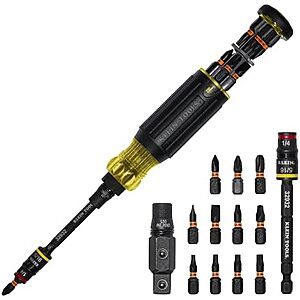 $19.98* | Klein Tools KNECT 16-in-1 Impact-Rated Hybrid Screwdriver/Nut Driver at Amazon