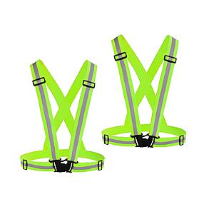 2-Pack Chiwo Reflective Safety Running Harness (Green) $7.55 ($3.77 Each) + Free Shipping w/ Prime or on $35+