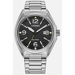 REFURBISHED Citizen Men's Sport Casual Date Indicator Silver Eco-Drive Watch 42MM AW1571-76E $126.99