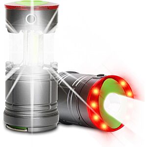 2-Pack Lichamp Collapsible COB LED Camping Lantern & Flashlight $9.99 + Free Shipping w/ Prime or on $35+