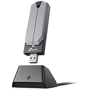 $68.98* | TP-Link Archer TBE401UH BE6200 Tri-Band Wi-Fi 7 USB 3.0 Adapter + 25% Back w/ Prime Visa Card at Amazon