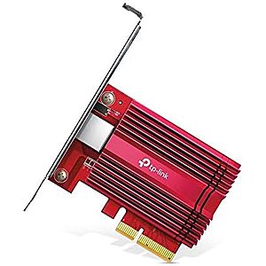 $60* | TP-Link 10GB PCIe Network Card (TX401)-PCIe to 10 Gigabit Ethernet Adapter + 20% Back w/ Prime Visa Card at Amazon