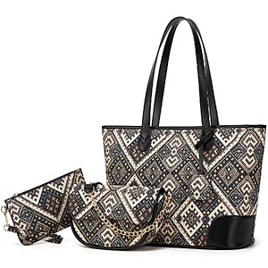 Prime Members: 3-Piece Lovematch Women's Tote & Handbag Set (Various Colors) $15.29 + Free Shipping