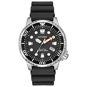 Promaster Dive in Black Polyurethane and Stainless Steel, 44MM $199.99