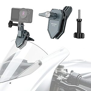 180° Tilt Neewer Aluminum Motorcycle Windshield Action Camera Clamp Mount $9.19 & More + Free Shipping w/ Prime or on $35+