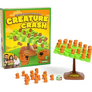 Creature Crash Capybara Balancing Game $6.49 + Free Shipping w/ Prime or on $35+