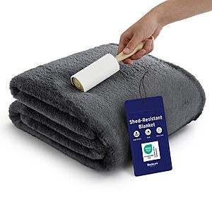 Bedsure Shed-Resistant Fleece Throw Blanket: 50x60 $10, 60x80 $12.50, 90x90 $15, 108x90 $17.50 @ Amazon