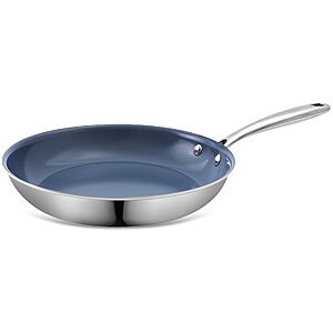 Ephaclad 8 Inch Ceramic Egg Pan, Stainless Steel Non Stick Frying Pan $14.99 AC