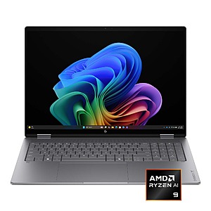 HP OmniBook X Flip 2 in 1 (2026): 16" FHD+ OLED Touch, Ryzen AI 9 465, 32GB LPDDR5, 512GB SSD $1099.99