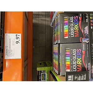 [Costco Members] - In Store: Drivetec Liquid Glass Markers, 10-pack-8ML [YMMV] $9.97