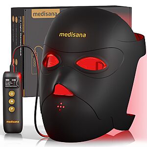Medisana 3D Red Light Therapy Mask for Face, 336 LEDs Light Therapy Mask $65