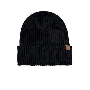 George Men's Ribbed Fleece-Lined Knit Beanie (Black Soot Black Soot) $1.06 + Free S&H w/ Walmart+ or on $35+