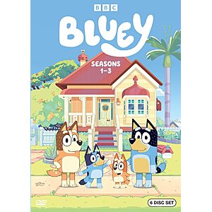 Bluey: Seasons 1-3 (DVD) $9.99 + Free S&H at Amazon