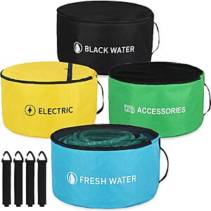 4-Pack 18" Ouleme RV Hose Storage Bags $11.87 + Free Shipping w/ Prime or on $35+