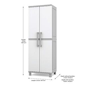 Keter Utility Garage Storage Cabinet w/ 5 Shelves $99.96 + Free Shipping