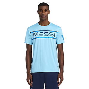 Messi Men's Short Sleeve Athletic Jersey Top (L-3XL, Blue or Pink) $3.75 + Free Shipping w/ Walmart+ or on $35+