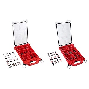 milwaukee Shockwave Impact Duty Alloy Steel Screw Driver Bit Set with Packout Case (190-Piece) $105