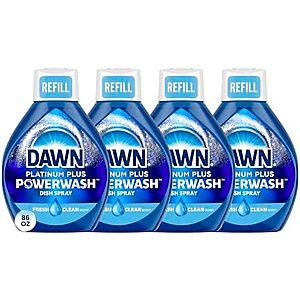 [SnS, AC] $38.34 | 3 × 4-Pack 21.5-Oz Dawn Powerwash Spray Refill ($12.78 each) at Amazon ($3.20 each)