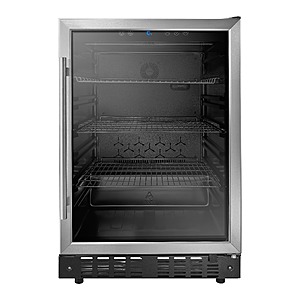 Insignia™ - 165-Can Built-In Beverage Cooler - Stainless Steel $399.99 Bestbuy.com
