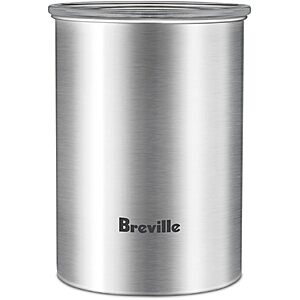 Breville The Bean Keeper Brushed Stainless Steel Coffee Canister $13 + Free S&H w/ Prime