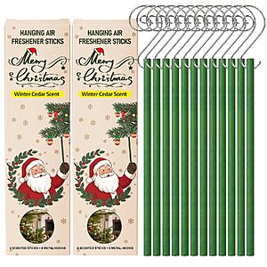 12-Count SCENTORINI Winter Cedar Hanging Scented Christmas Tree Sticks w/ Metal Hooks $8.49 + Free Shipping w/ Prime or on $35+