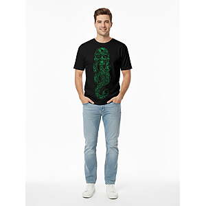 Harry Potter, Men's Graphic T-Shirt, Death Eater Skull $2.93