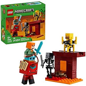 $6.99* | 99-Pc LEGO Minecraft: The Nether Lava Battle Building Set at Amazon