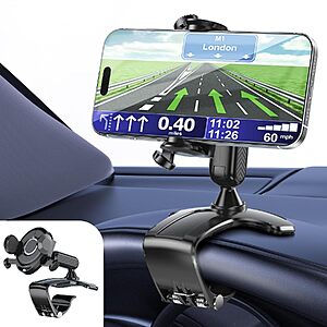 360° Rotating Dashboard Car Phone Mount (Black) $2.99 + Free Shipping w/ Prime or on $35+