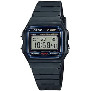 $19.88* | 18.5mm Casio F-91W Classic Digital Watch at Amazon