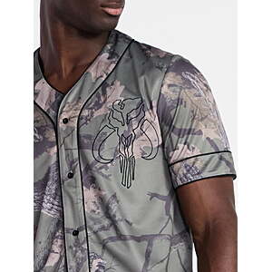 The Mandalorian Men's and Big Men's Baseball Jersey $3.43+