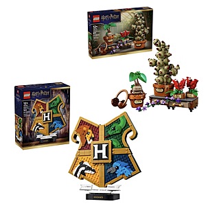 Costco Members - LEGO Harry Potter Hogwarts Crest & Herbology Bundle, Model 76462 + 76474 - $114.97 + free shipping